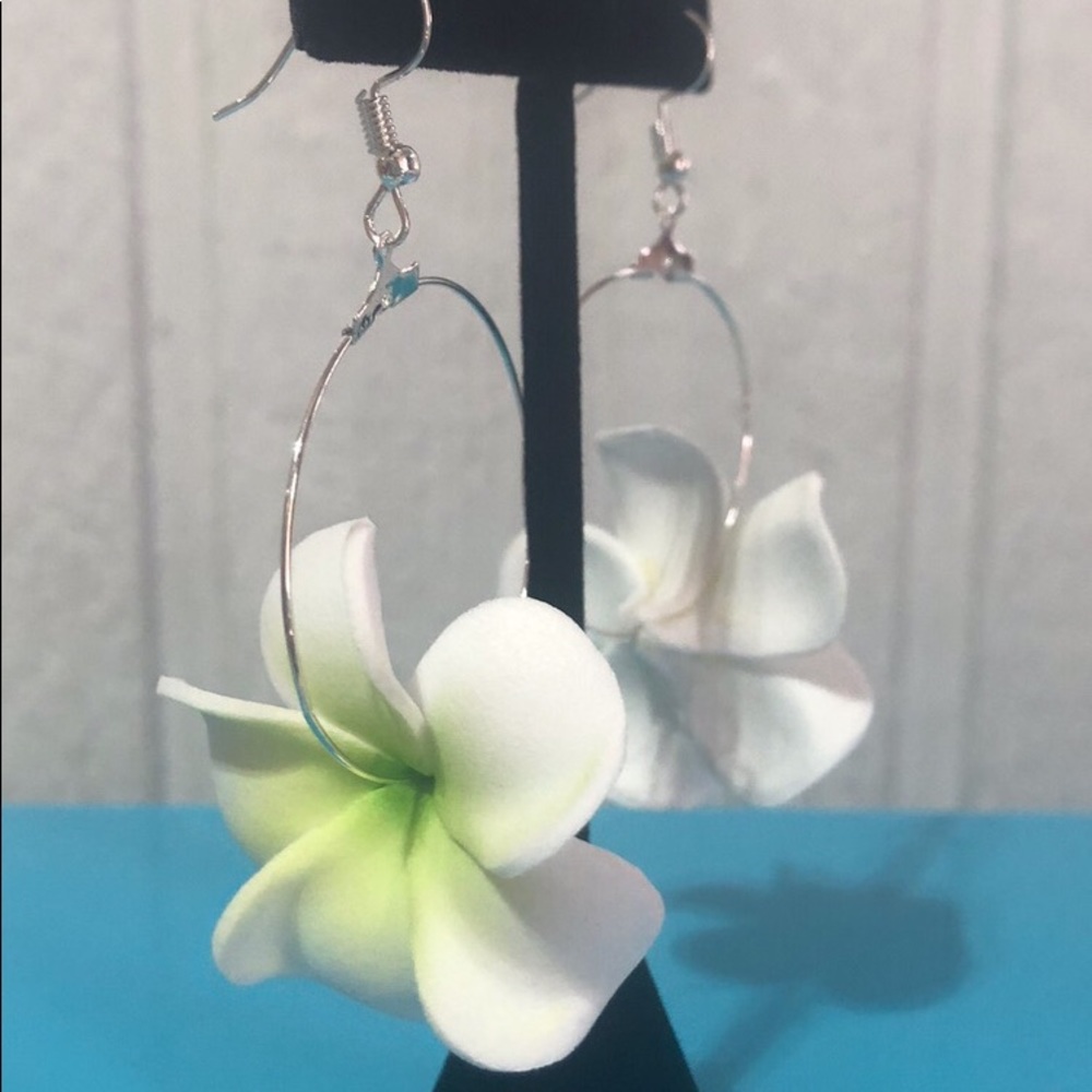Foam Flower Earrings